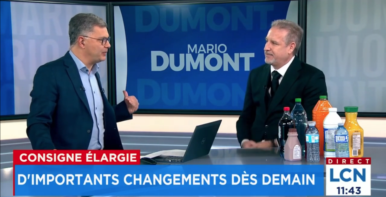 Entrevue à LCN Mario Dumont avec Martin Gagné